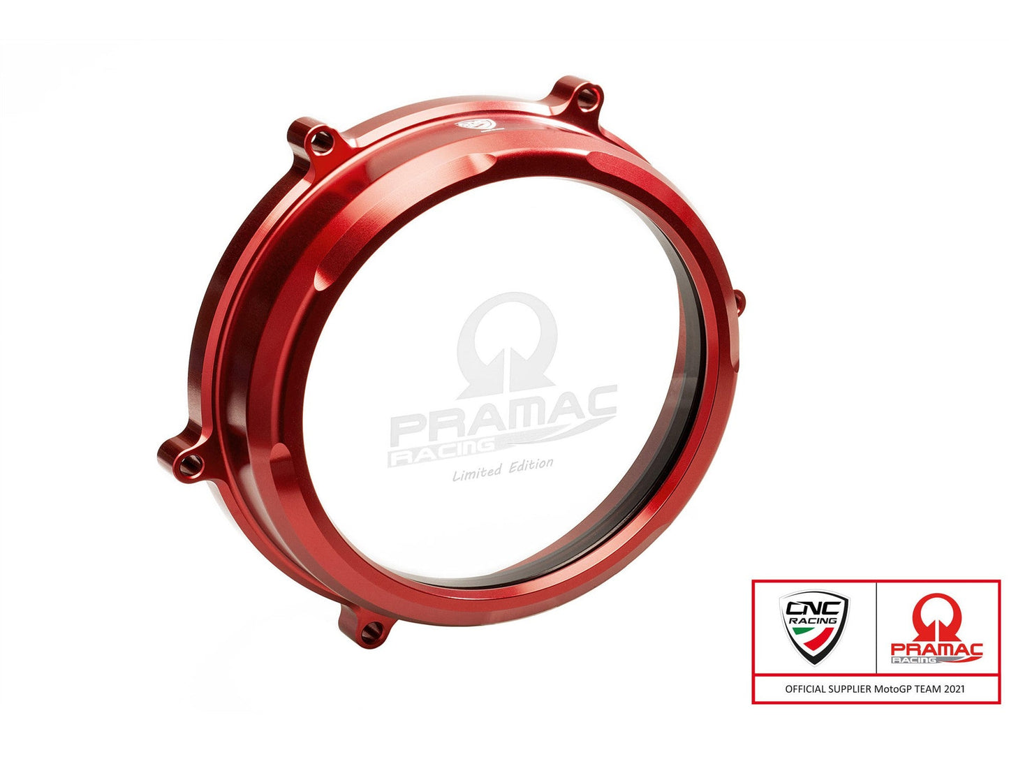 CA200PR - CNC RACING Ducati Panigale 959 / 1299 / 1199 (12/19) Clear Clutch Cover (Pramac edition) – Accessories in the Motoraider Motorcycle Aftermarket Accessories and Parts Online Shop
