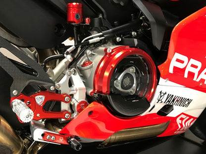 CA200 - CNC RACING Ducati Panigale 959 / 1299 / 1199 (12/19) Clear Clutch Cover – Accessories in the Motoraider Motorcycle Aftermarket Accessories and Parts Online Shop