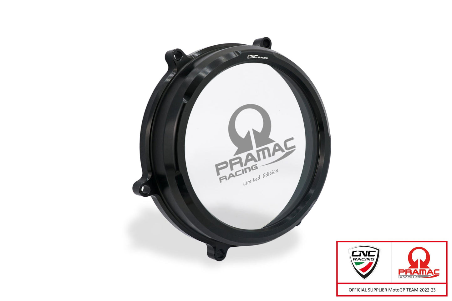 CA202PR - CNC RACING Ducati Panigale V2 / Streetfighter Clear Clutch Cover (Pramac edition) – Accessories in the Motoraider Motorcycle Aftermarket Accessories and Parts Online Shop