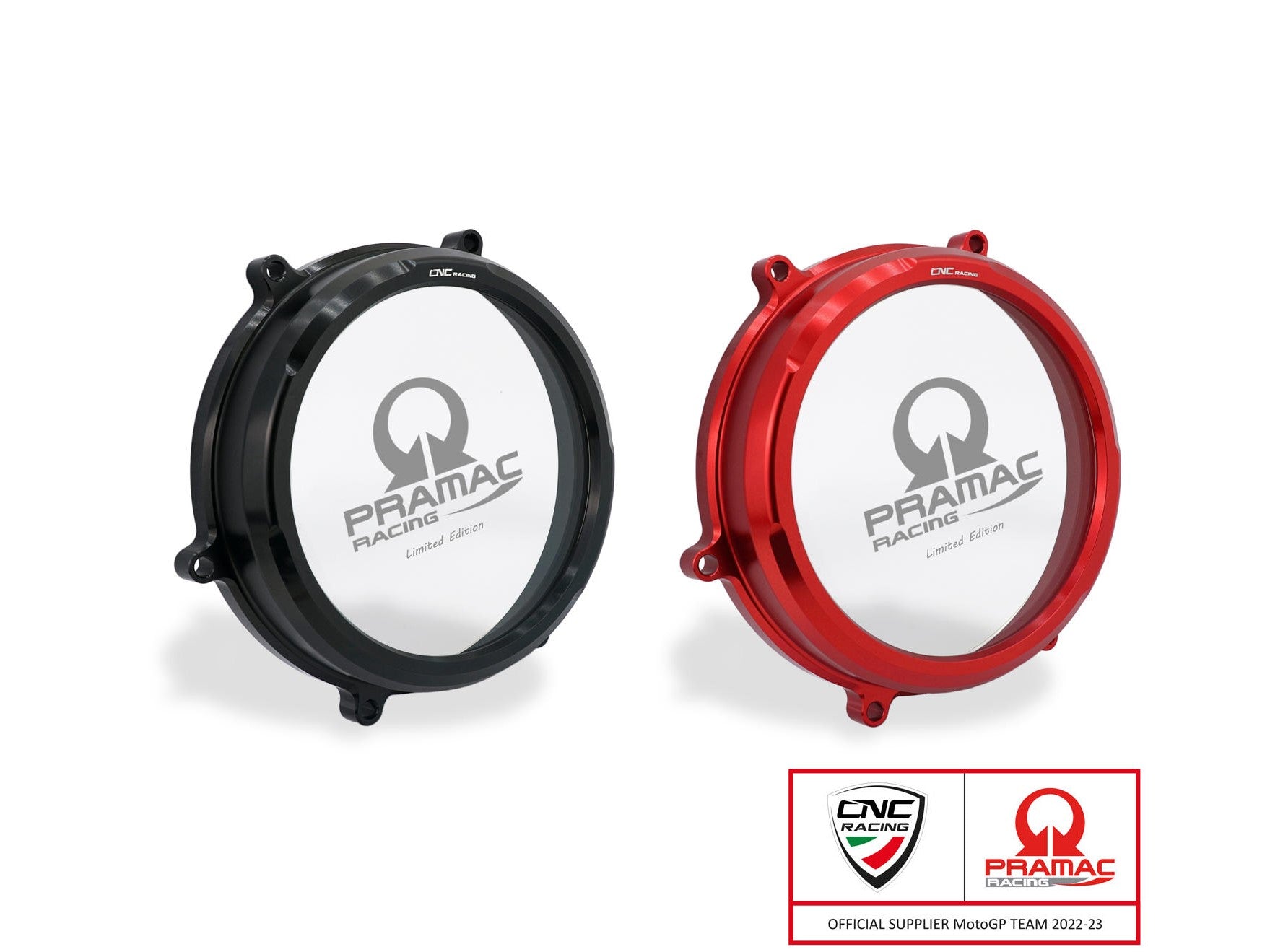CA202PR - CNC RACING Ducati Panigale V2 / Streetfighter Clear Clutch Cover (Pramac edition) – Accessories in the Motoraider Motorcycle Aftermarket Accessories and Parts Online Shop