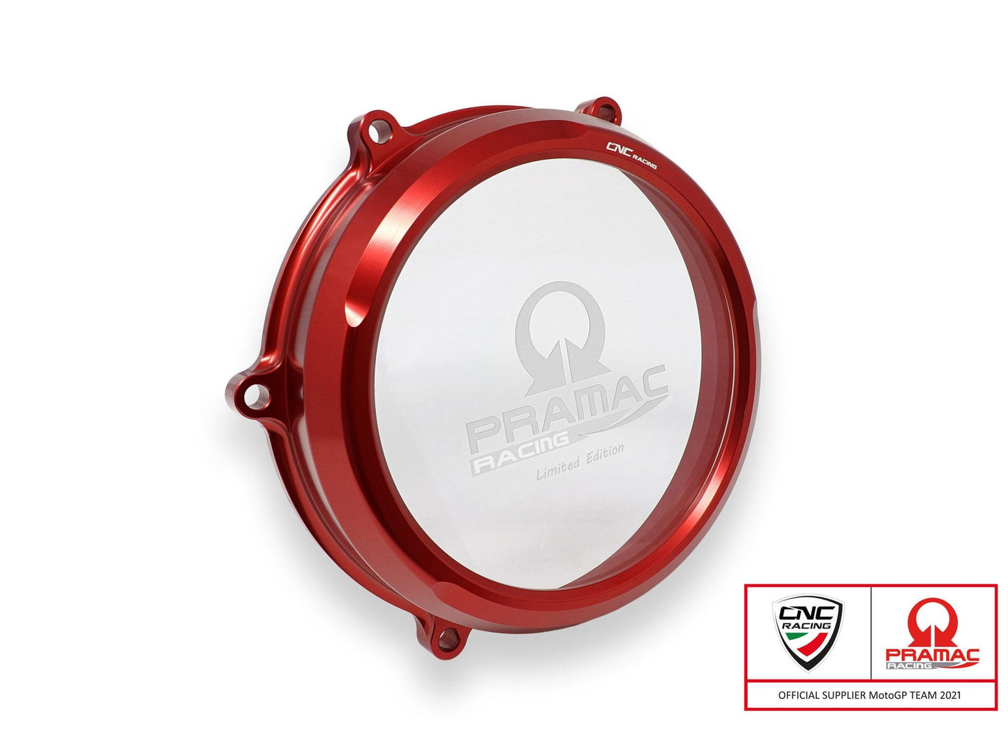 CA210PR - CNC RACING Ducati Streetfighter V4 Clear Clutch Cover + Conversion Kit (Pramac edition) – Accessories in the Motoraider Motorcycle Aftermarket Accessories and Parts Online Shop
