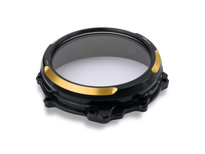 CA300 - CNC RACING MV Agusta Oil Bath Clear Clutch Cover (hydraulic control; bi-color) – Accessories in the Motoraider Motorcycle Aftermarket Accessories and Parts Online Shop