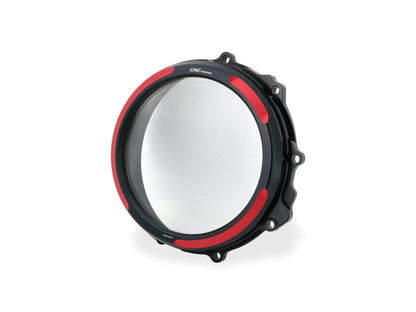 CA300 - CNC RACING MV Agusta Oil Bath Clear Clutch Cover (hydraulic control; bi-color) – Accessories in the Motoraider Motorcycle Aftermarket Accessories and Parts Online Shop