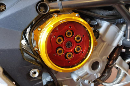 CA300 - CNC RACING MV Agusta Oil Bath Clear Clutch Cover (hydraulic control) – Accessories in the Motoraider Motorcycle Aftermarket Accessories and Parts Online Shop