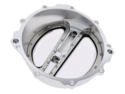 CA301 - CNC RACING MV Agusta Oil Bath Clear Clutch Cover (cable control) – Accessories in the Motoraider Motorcycle Aftermarket Accessories and Parts Online Shop
