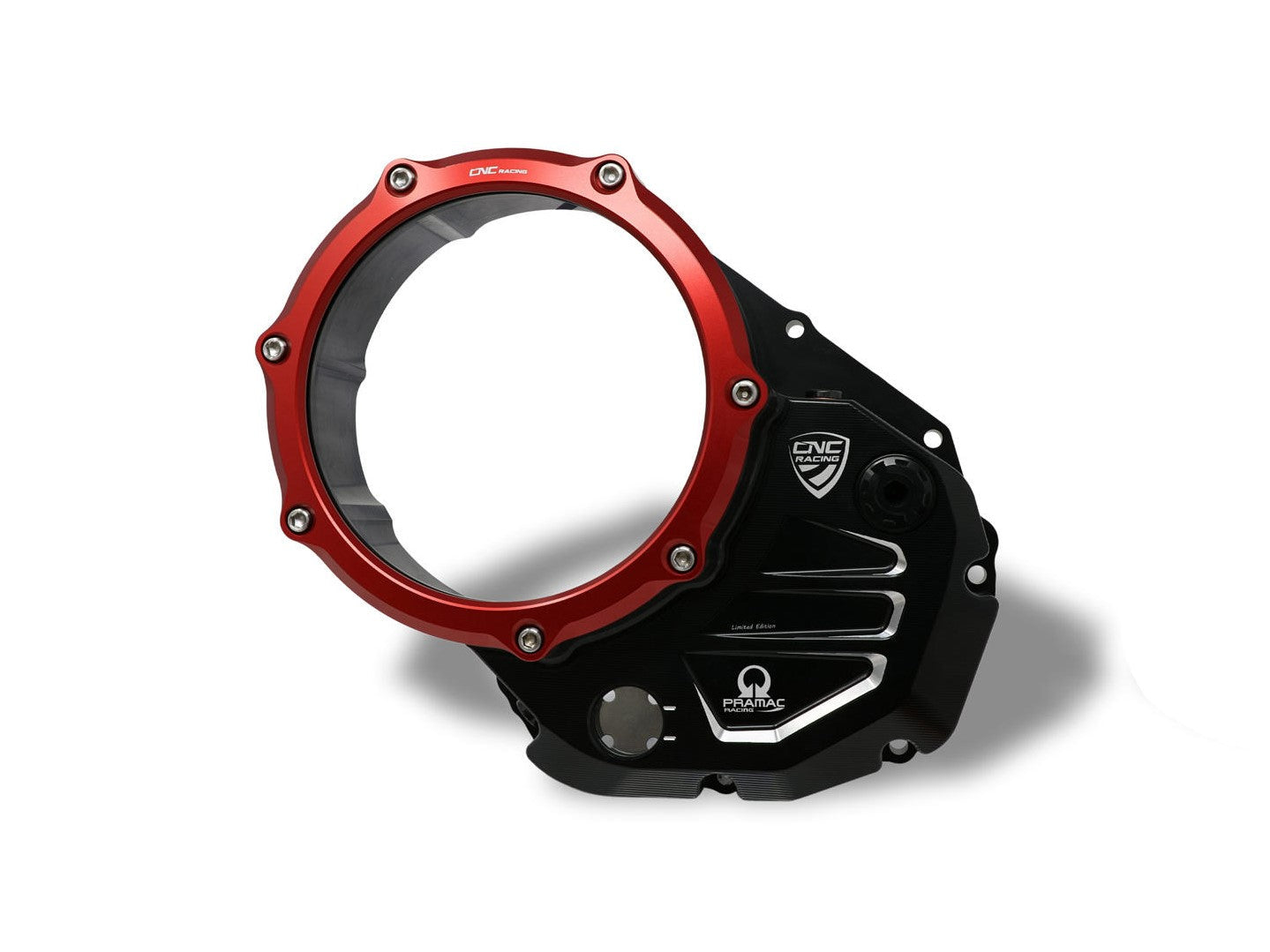 CA504PR - CNC RACING Ducati DesertX / Monster / Multistrada Oil Bath Clear Clutch Cover (Pramac edition) – Accessories in the Motoraider Motorcycle Aftermarket Accessories and Parts Online Shop