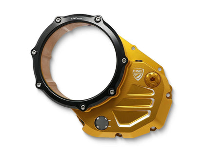 CA502 - CNC RACING Ducati Oil Bath Clear Clutch Cover – Accessories in the Motoraider Motorcycle Aftermarket Accessories and Parts Online Shop