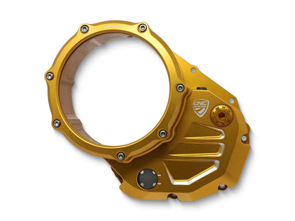 CA501 - CNC RACING Ducati Oil Bath Clear Clutch Cover – Accessories in the Motoraider Motorcycle Aftermarket Accessories and Parts Online Shop