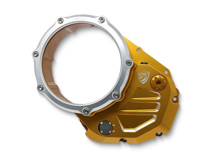CA502 - CNC RACING Ducati Oil Bath Clear Clutch Cover – Accessories in the Motoraider Motorcycle Aftermarket Accessories and Parts Online Shop