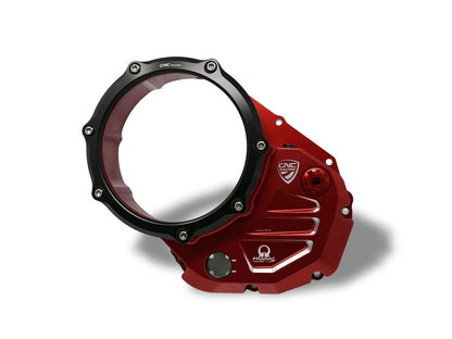 CA501PR - CNC RACING Ducati Oil Bath Clear Clutch Cover (Pramac edition) – Accessories in the Motoraider Motorcycle Aftermarket Accessories and Parts Online Shop