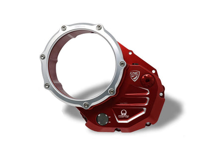 CA504PR - CNC RACING Ducati DesertX / Monster / Multistrada Oil Bath Clear Clutch Cover (Pramac edition) – Accessories in the Motoraider Motorcycle Aftermarket Accessories and Parts Online Shop