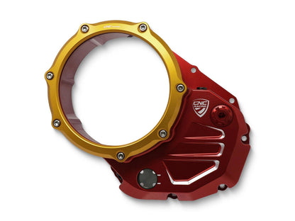 CA501 - CNC RACING Ducati Oil Bath Clear Clutch Cover – Accessories in the Motoraider Motorcycle Aftermarket Accessories and Parts Online Shop