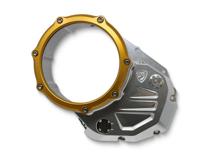 CA502 - CNC RACING Ducati Oil Bath Clear Clutch Cover – Accessories in the Motoraider Motorcycle Aftermarket Accessories and Parts Online Shop