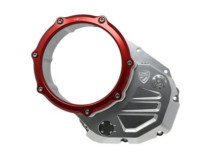 CA502 - CNC RACING Ducati Oil Bath Clear Clutch Cover – Accessories in the Motoraider Motorcycle Aftermarket Accessories and Parts Online Shop