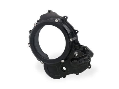 CNC RACING CA510 Ducati Hypermotard 698 Mono (2024+) Oil Bath Clear Clutch Cover – Accessories in the Motoraider Motorcycle Aftermarket Accessories and Parts Online Shop