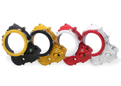 CNC RACING CA510 Ducati Hypermotard 698 Mono (2024+) Oil Bath Clear Clutch Cover (bi-color) – Accessories in the Motoraider Motorcycle Aftermarket Accessories and Parts Online Shop