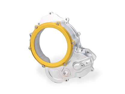 CNC RACING CA510 Ducati Hypermotard 698 Mono (2024+) Oil Bath Clear Clutch Cover (bi-color) – Accessories in the Motoraider Motorcycle Aftermarket Accessories and Parts Online Shop