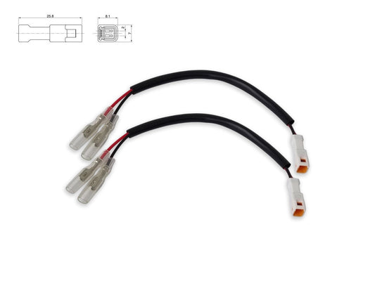 CB006 - CNC RACING Ducati DesertX / Multistrada V4 Indicators Cable Plugs Kit – Accessories in the Motoraider Motorcycle Aftermarket Accessories and Parts Online Shop