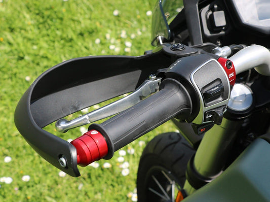 CM243 - CNC RACING Moto Guzzi V85 TT (2019+) Handlebar Ends – Accessories in the Motoraider Motorcycle Aftermarket Accessories and Parts Online Shop