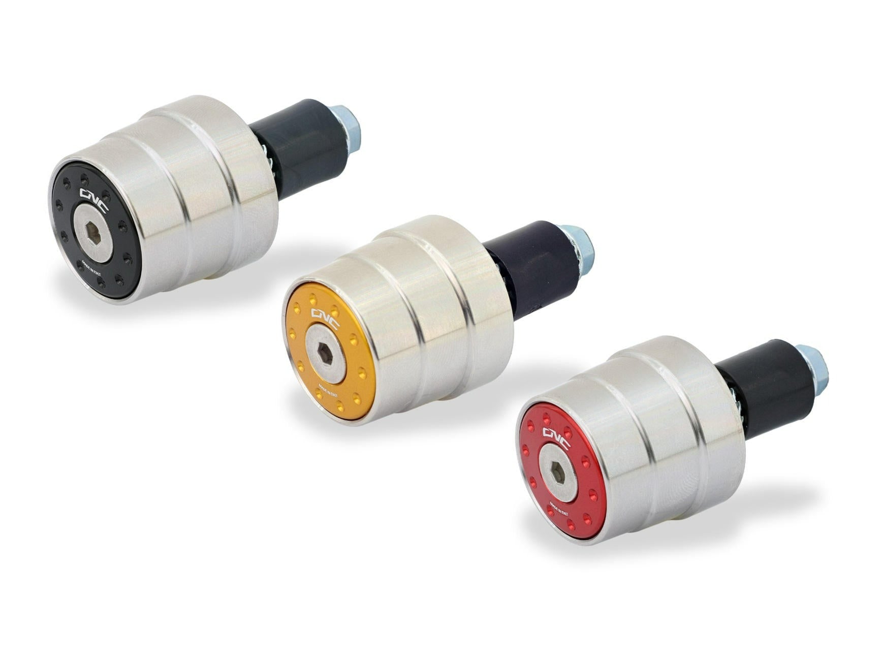 CM431 - CNC RACING Universal Handlebar End Weights (stainless steel, bi-color) – Accessories in the Motoraider Motorcycle Aftermarket Accessories and Parts Online Shop