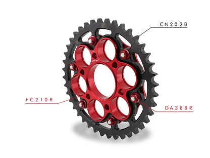 CNC RACING Ducati Multistrada 1260/1200 6 Holes Gear Ring (Z40-42; P530) – Accessories in the Motoraider Motorcycle Aftermarket Accessories and Parts Online Shop