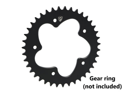 CNC RACING Ducati Hypermotard / Multistrada Full Rear Sprocket Kit – Accessories in the Motoraider Motorcycle Aftermarket Accessories and Parts Online Shop