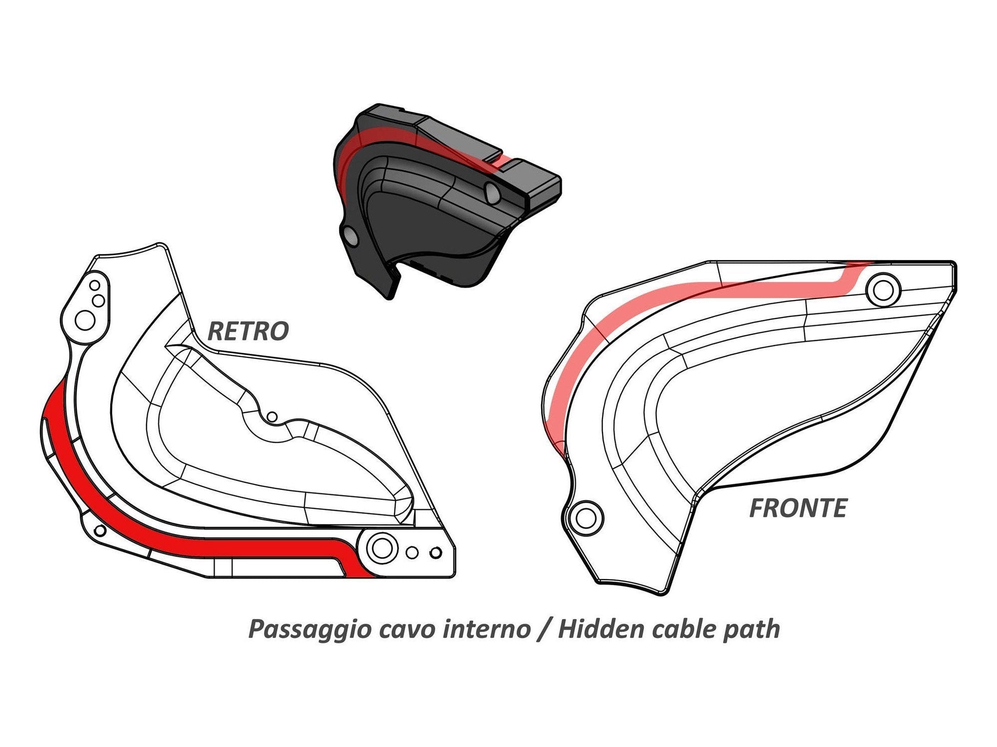 CP169 - CNC RACING Ducati Multistrada 950 (17/18) Sprocket Cover – Accessories in the Motoraider Motorcycle Aftermarket Accessories and Parts Online Shop
