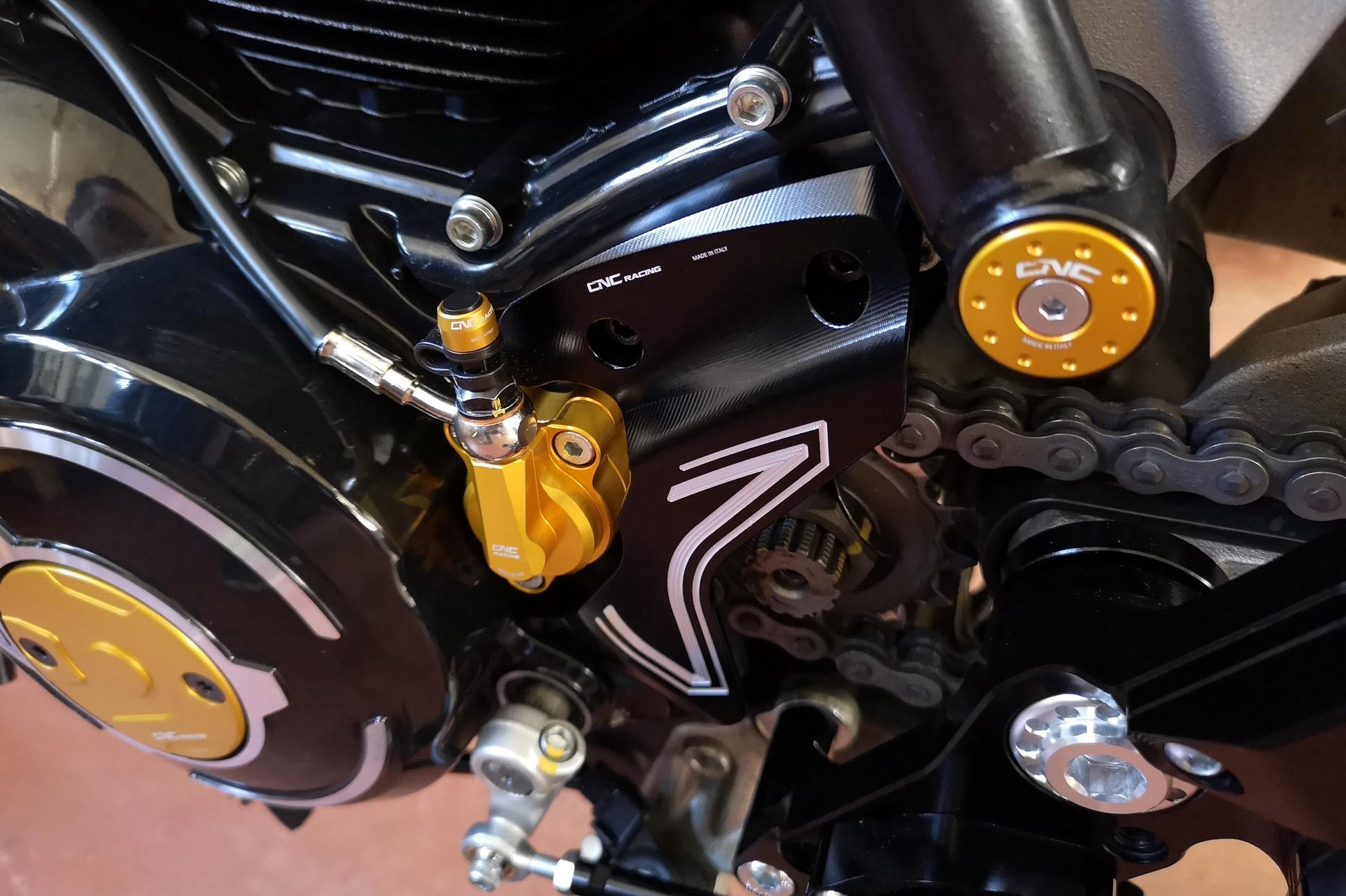 CP174 - CNC RACING Ducati Front Sprocket Cover – Accessories in the Motoraider Motorcycle Aftermarket Accessories and Parts Online Shop