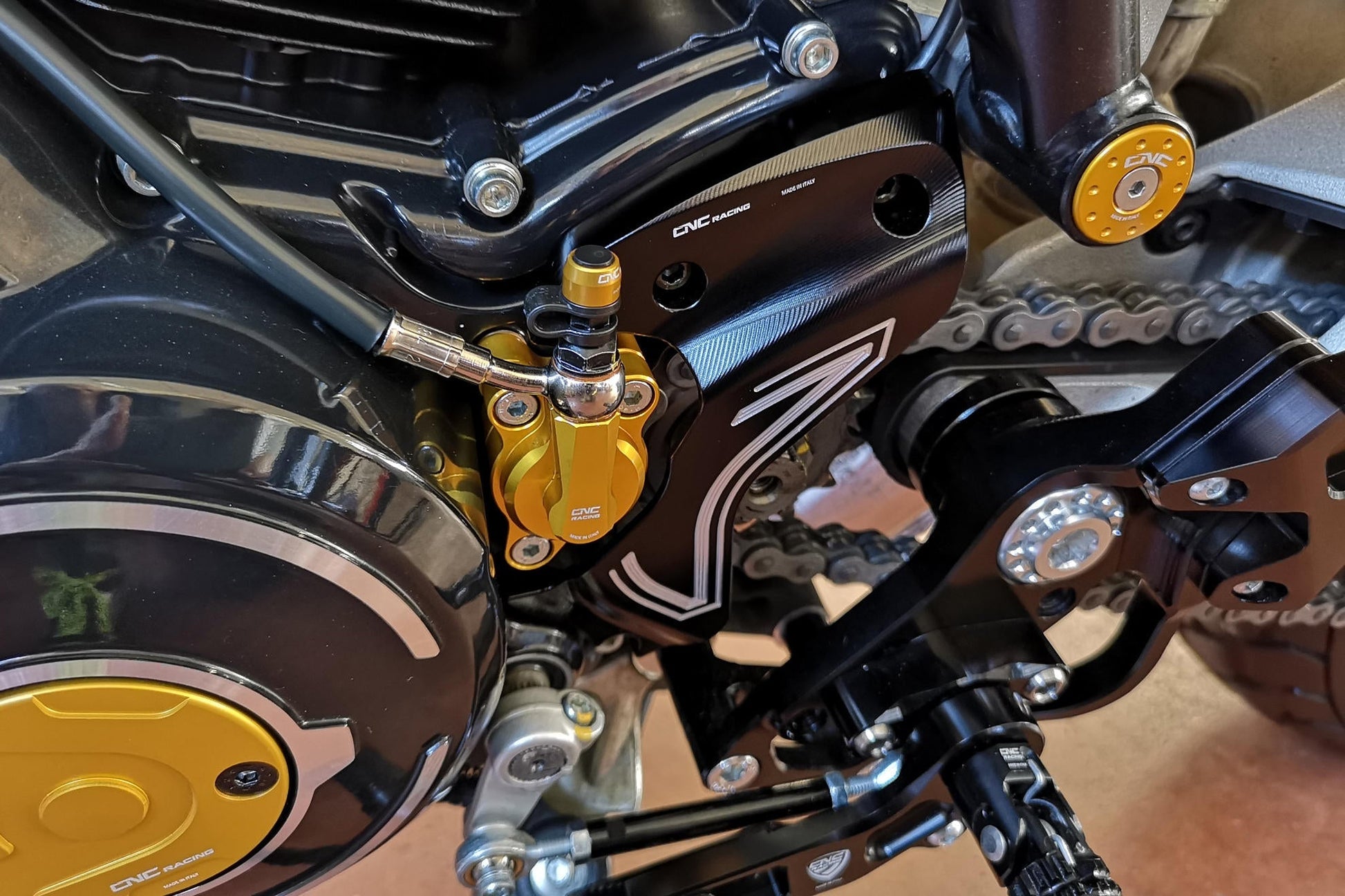 CP174 - CNC RACING Ducati Front Sprocket Cover – Accessories in the Motoraider Motorcycle Aftermarket Accessories and Parts Online Shop