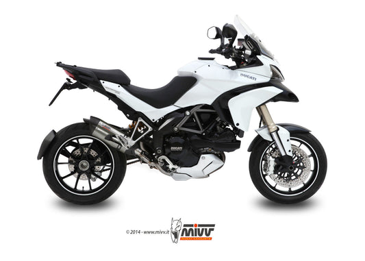 MIVV D.027 Ducati Multistrada 1200 (10/14) Slip-on Exhaust "Suono" (stainless steel; approved) – Accessories in the 2WheelsHero Motorcycle Aftermarket Accessories and Parts Online Shop