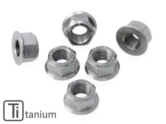 DA384X - CNC RACING Ducati Titanium Rear Sprocket Flange Nuts set (M10x1.0) – Accessories in the Motoraider Motorcycle Aftermarket Accessories and Parts Online Shop