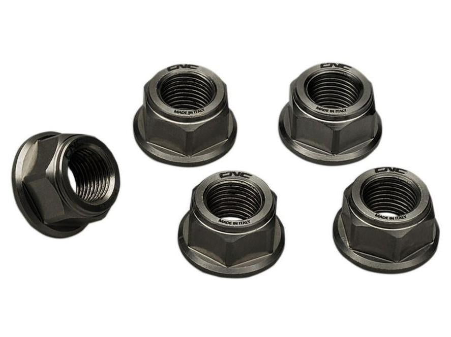 DA385X - CNC RACING MV Agusta Titanium Rear Sprocket Flange Nuts set (M8x1.25) – Accessories in the Motoraider Motorcycle Aftermarket Accessories and Parts Online Shop