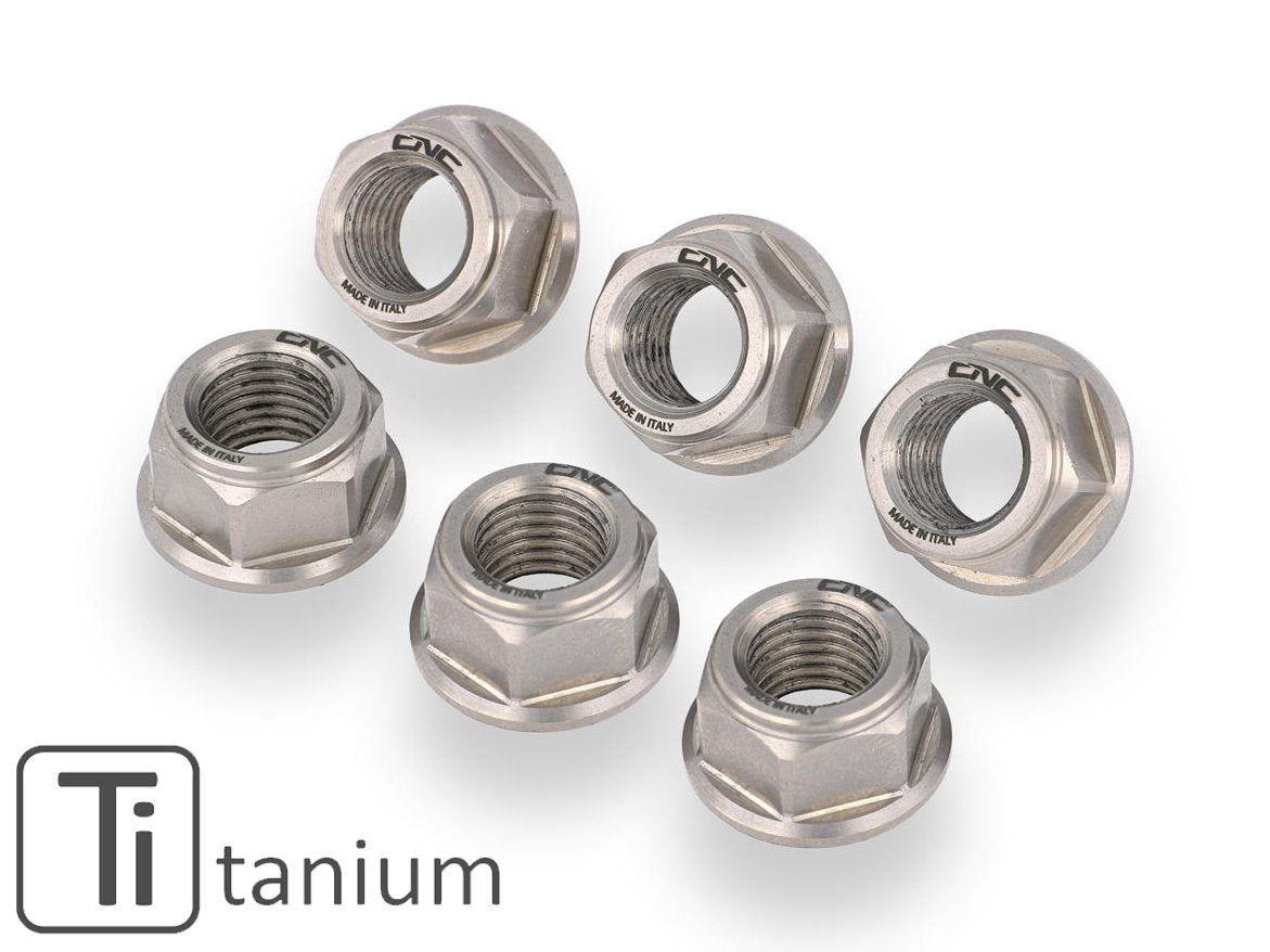 DA387X - CNC RACING Ducati / Kawasaki Titanium Gear Ring Nuts set (M10x1.25) – Accessories in the Motoraider Motorcycle Aftermarket Accessories and Parts Online Shop