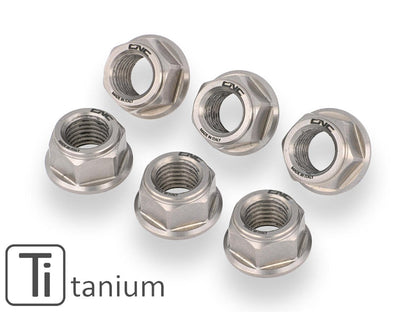 DA387X - CNC RACING Ducati / Kawasaki Titanium Gear Ring Nuts set (M10x1.25) – Accessories in the Motoraider Motorcycle Aftermarket Accessories and Parts Online Shop