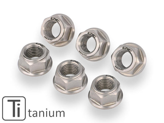 DA387X - CNC RACING Ducati / Kawasaki Titanium Gear Ring Nuts set (M10x1.25) – Accessories in the Motoraider Motorcycle Aftermarket Accessories and Parts Online Shop