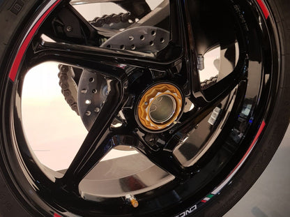 DA504 - CNC RACING MV Agusta Rear Wheel Nut bi-color (right) – Accessories in the Motoraider Motorcycle Aftermarket Accessories and Parts Online Shop