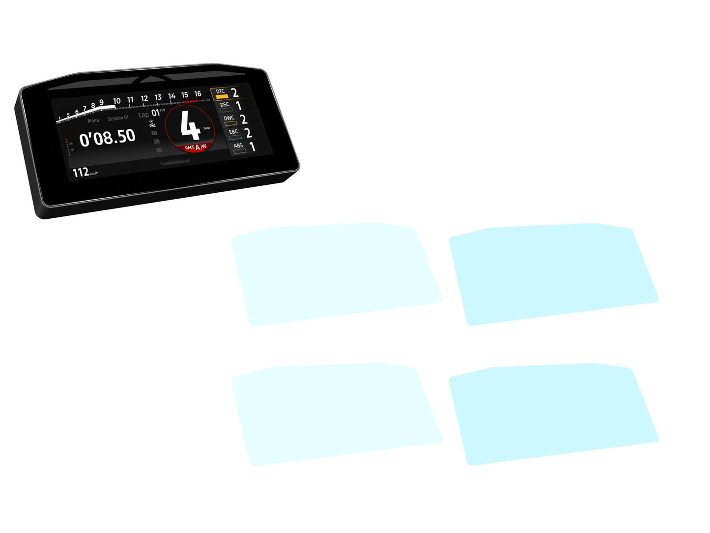 CNC RACING DP017 Ducati Panigale V4 / Streetfighter V4 (2025+) Dashboard Screen Protectors – Accessories in the Motoraider Motorcycle Aftermarket Accessories and Parts Online Shop