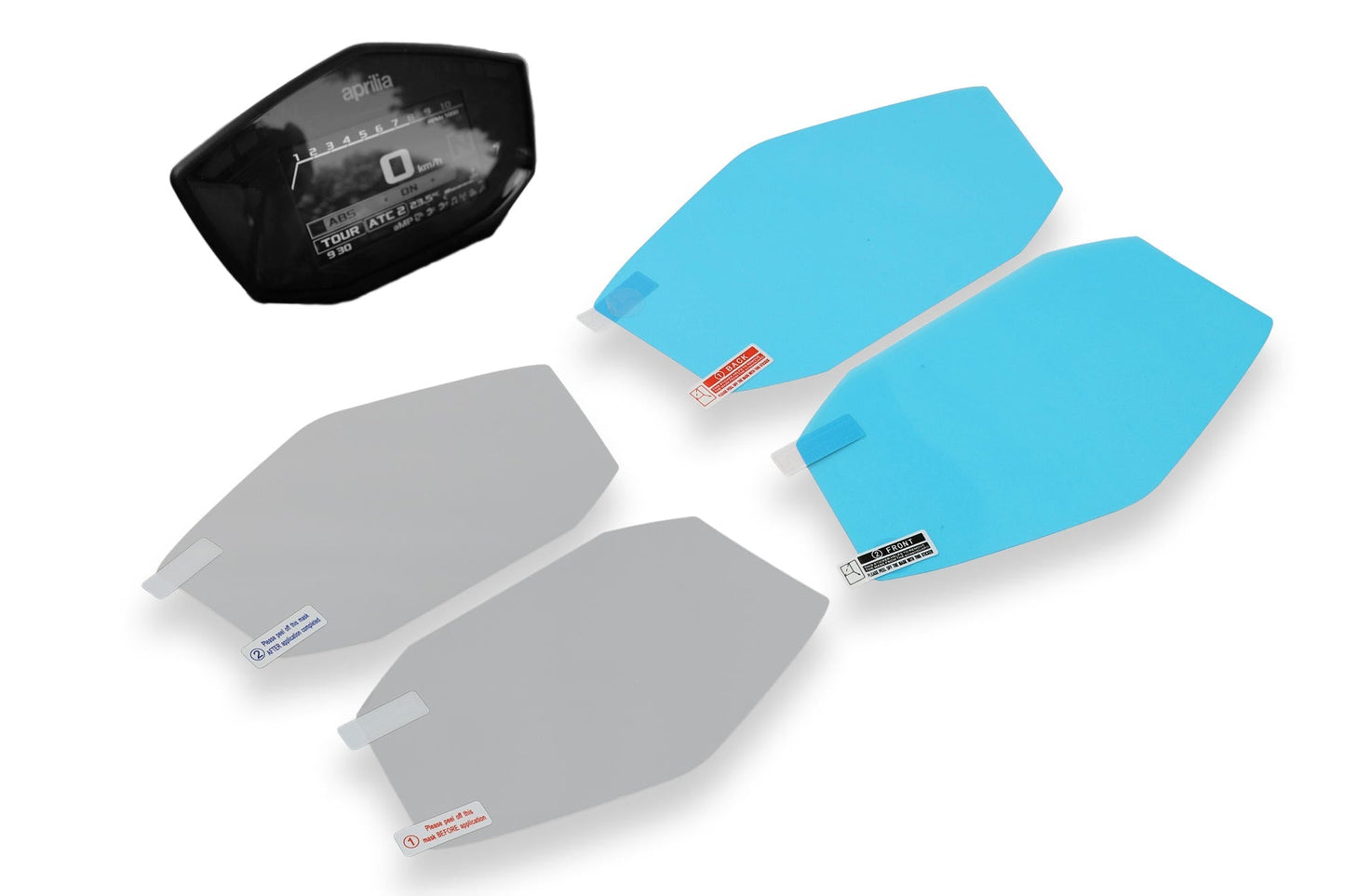 DP021 - CNC RACING Aprilia Dashboard Screen Protectors kit – Accessories in the Motoraider Motorcycle Aftermarket Accessories and Parts Online Shop
