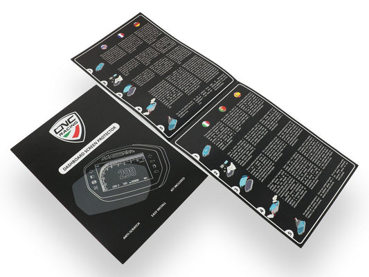 DP001 - CNC RACING Ducati Panigale Dashboard Screen Protectors kit – Accessories in the Motoraider Motorcycle Aftermarket Accessories and Parts Online Shop
