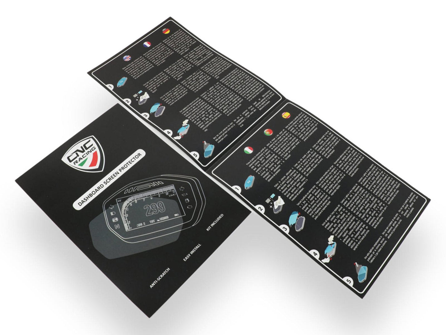 DP027 - CNC RACING MV Agusta Turismo Veloce Dashboard Screen Protectors kit – Accessories in the Motoraider Motorcycle Aftermarket Accessories and Parts Online Shop