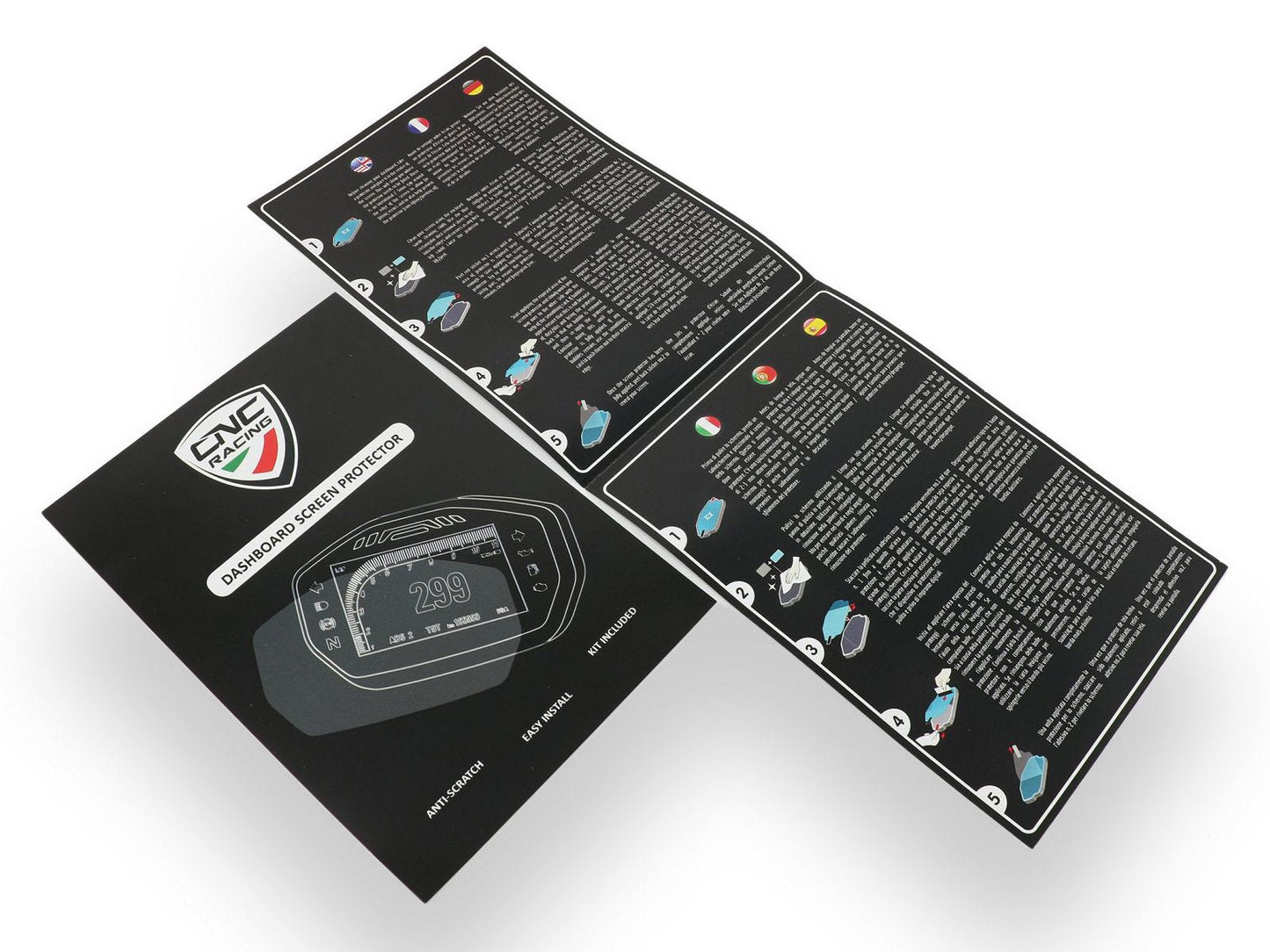 DP006 - CNC RACING Ducati Multistrada 1200 Dashboard Screen Protectors kit – Accessories in the Motoraider Motorcycle Aftermarket Accessories and Parts Online Shop