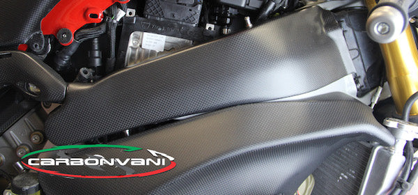 CARBONVANI Ducati Panigale V4 / V4S (18/19) Carbon Fuel Tank Frame Covers – Accessories in the 2WheelsHero Motorcycle Aftermarket Accessories and Parts Online Shop