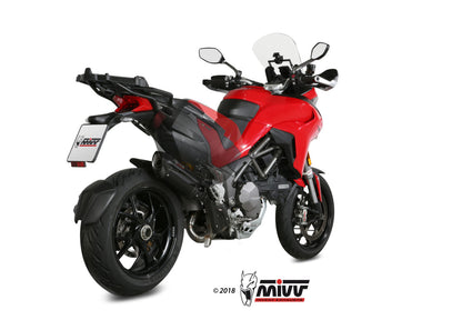 MIVV D.033 Ducati Multistrada 1200 (15/17) Slip-on Exhaust "Suono" (black; not approved) – Accessories in the 2WheelsHero Motorcycle Aftermarket Accessories and Parts Online Shop