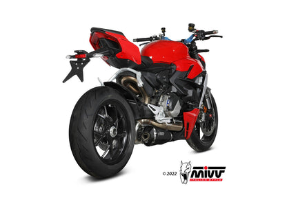 MIVV D.046 Ducati Streetfighter V2 (2022+) Slip-on Exhaust "Delta Race" (black steel; approved) – Accessories in the 2WheelsHero Motorcycle Aftermarket Accessories and Parts Online Shop