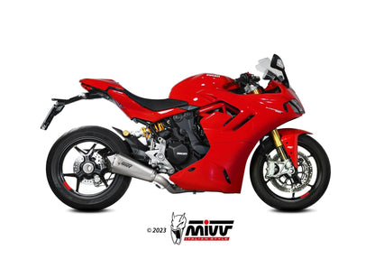 MIVV D.054 Ducati Supersport 950 (2021+) Slip-on Exhaust "Delta Race" (stainless steel; approved) – Accessories in the 2WheelsHero Motorcycle Aftermarket Accessories and Parts Online Shop