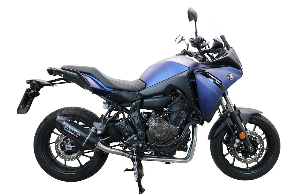 GPR Yamaha Tracer 700 Full Exhaust System "Furore Evo 4 Nero" (EU homologated) – Accessories in the 2WheelsHero Motorcycle Aftermarket Accessories and Parts Online Shop