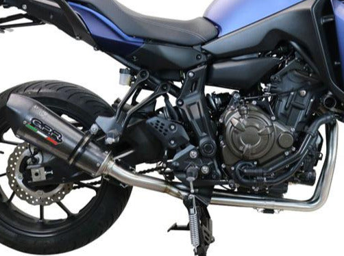 GPR Yamaha Tracer 700 Full Exhaust System "GP Evo 4 Poppy" (EU homologated) – Accessories in the 2WheelsHero Motorcycle Aftermarket Accessories and Parts Online Shop