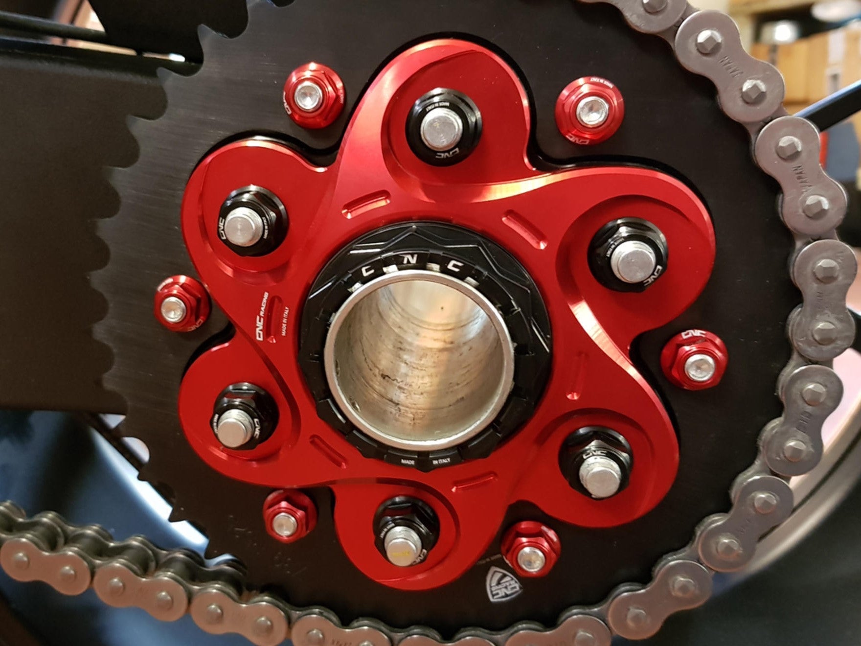 FL504 - CNC RACING Ducati Rear Sprocket Flange (carrier) – Accessories in the Motoraider Motorcycle Aftermarket Accessories and Parts Online Shop