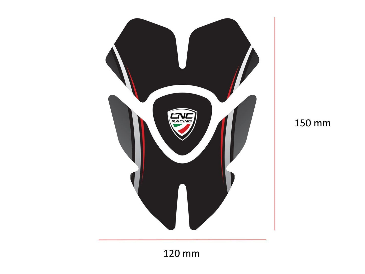 FP001 - CNC RACING Ducati Hypermotard / Monster Fuel Tank Pad – Accessories in the Motoraider Motorcycle Aftermarket Accessories and Parts Online Shop