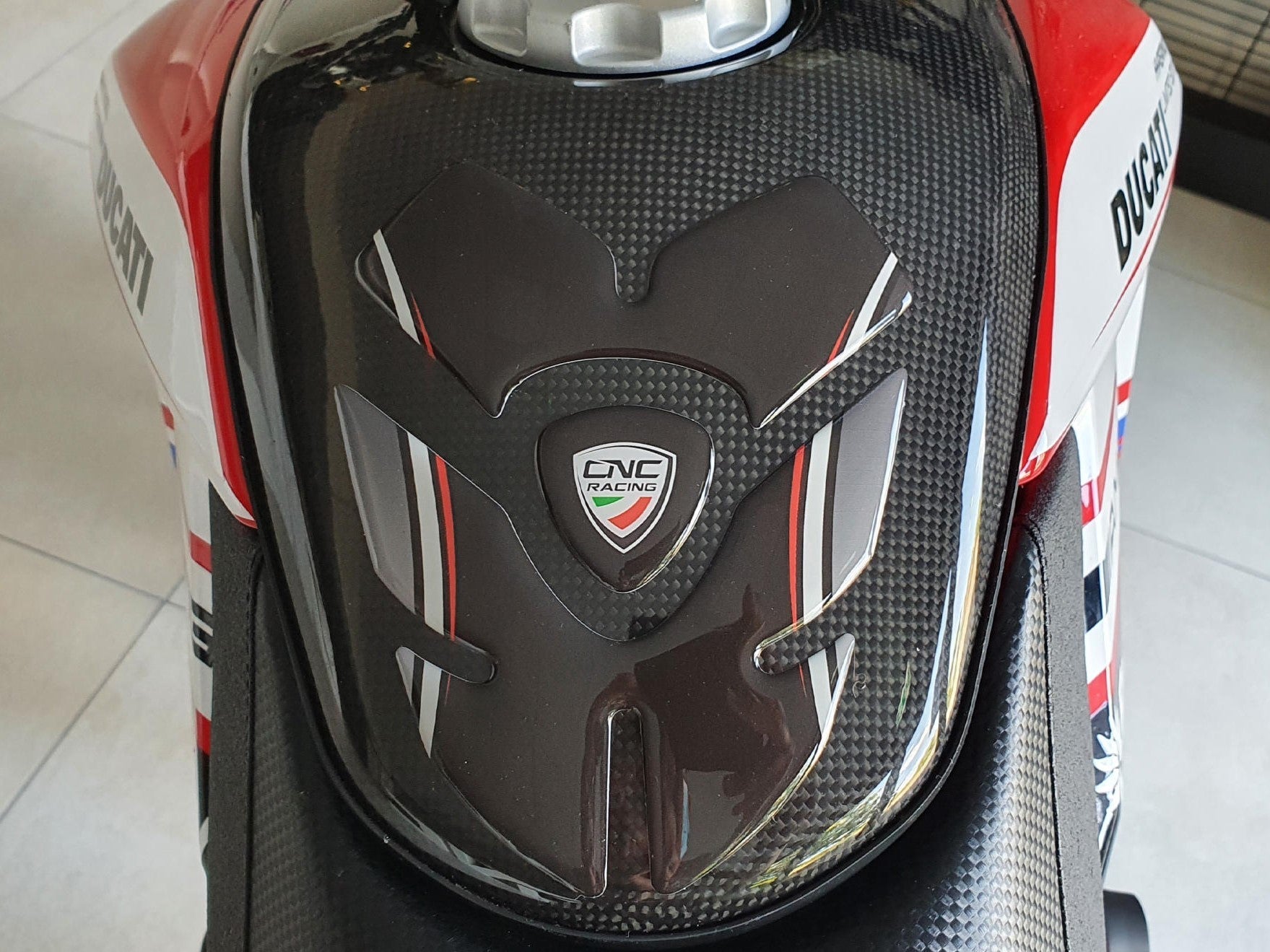 FP001 - CNC RACING Ducati Hypermotard / Monster Fuel Tank Pad – Accessories in the Motoraider Motorcycle Aftermarket Accessories and Parts Online Shop